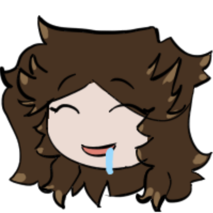 Avery drooling. Avery drooling.