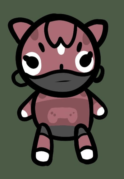 Dusk as a Mewgenics cat. This has no lore relevance.