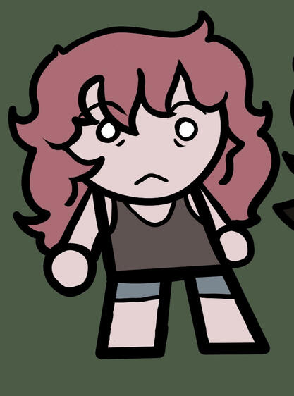 Amanda in the Mewgenics artstyle, by Brytato.