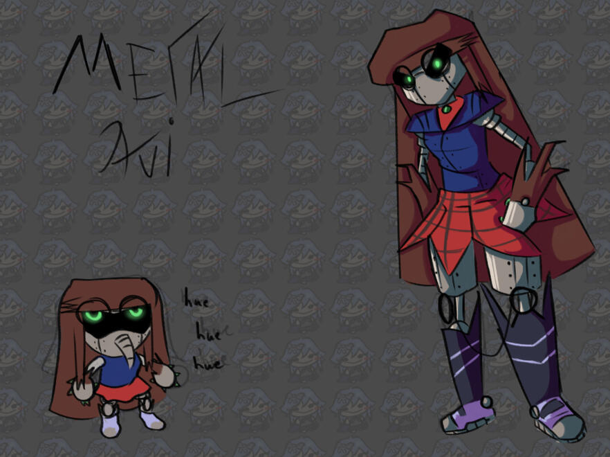 Metal Avi, by Brytato. This does not happen ingame.